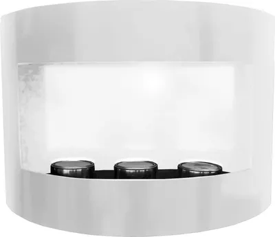 Produktbild von Gelkamin Ethanolkamin Modell Marseille Deluxe Weiss