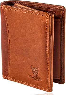 Produktbild von MATADOR MARSEILLE MINI Leder Herren RFID Geldbörse Brieftasche Vintage Braun