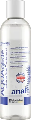 Immagine prodotto di JOYDIVISION Aquaglide Anal 300 ml – lubrificante premium a base d’acqua, extra viscoso per il sesso anale | dermatologicamente e delicato sulla pelle | Senza profumo, coloranti o parabeni