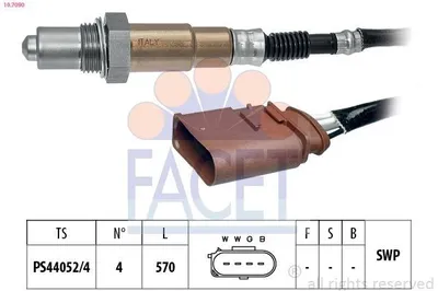 Immagine prodotto di Sonda Lambda FACET (10.7090) per VW Golf IV Bora SEAT Toledo II Van Leon |