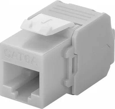 Produktbild von Goobay 90693, Flach, Grau, RJ-45, LSA, Weiblich, 22/26