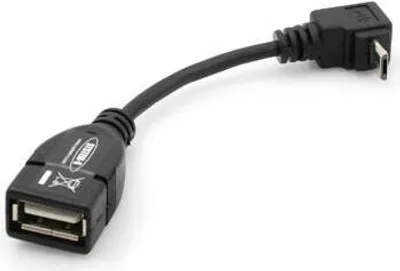 Produktbild von System-S Micro USB Host Adapter Kabel 90° Winkelstecker 10 cm