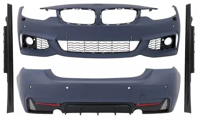 Obrázok produktu pre Bodykit pre BMW radu 4 F32 F33 Coupé Cabrio 2013–2019 s nárazníkom v športovom dizajne.