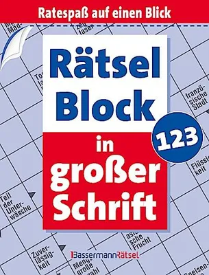 Immagine prodotto di Rätselblock in großer Schrift 123 (5 Exemplare à 2,99 EUR)