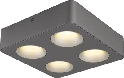 Produktbild von Globo Lighting LED Strahler Aluminium grau dunkel, LED