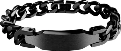 Produktbild von Edelstahl Armband mit Gravurplatte,