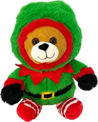 Produktbild von Weihnachtself Kuscheltier Teddybär  - ca. 33 cm