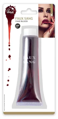 Produktbild von Kunstblut Filmblut Make-up Halloween hellrot 100ml - Einheitsgröße