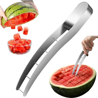 Produktbild von Edelstahl-Melonenschneider für Wassermelonen und Obst