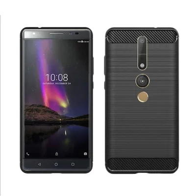 Zdjęcie produktu dla Ochronne etui na telefon komórkowy Lenovo Phab2 Pro Case Cover Carbon Optics Black