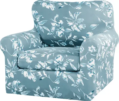 Obrázek produktu pro Super Stretch Sofa Cover s odděleným polštářem Cover Couch Armchair Loveseat Sofa Covers（armchair，Blue）