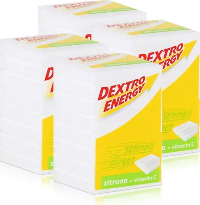 Produktbild von Dextro Energy Traubenzucker Zitrone 46g (4er Pack)