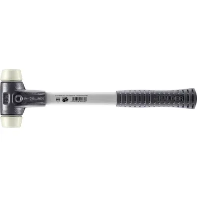 Produktbild von HALDER SIMPLEX Schonhammer Ø 30 mm Nylon mit verstärkem Tempergussgehäuse und Fiberglasstiel