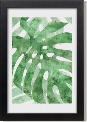 Produktbild von Bild 20x30 MDF-Rahmen, Wandkunst monstera