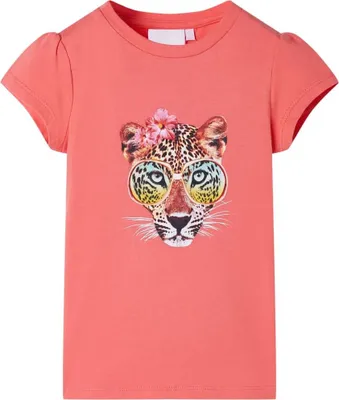 Produktbild von Kinder-T-Shirt Korallenrosa 116