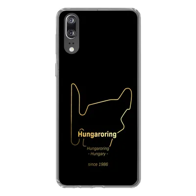 Produktbild von MuchoWow® Handyhülle Schutzhülle Hülle für Huawei P20 Hungaroring - Formel 1 - Rennstrecke Silikon Softcase Handy Hülle - Hardcover