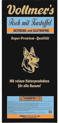 Produktbild von Vollmer's Fisch mit Kartoffel, Adult, jede Rasse, Fisch, Kartoffel, 15 kg