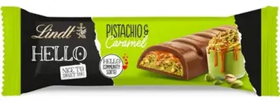 Produktbild von Lindt HELLO Pistachio & Caramel Riegel 40 g