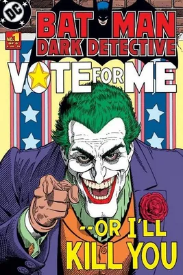Obrázok produktu pre Veľký plagát – Joker (Hlasuj za mňa)