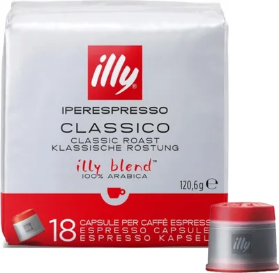 Produktbild von Illy 7990, Kaffeekapsel, Kaffee, Medium geröstet, iperEspresso, 18 Stück(e), Tasche