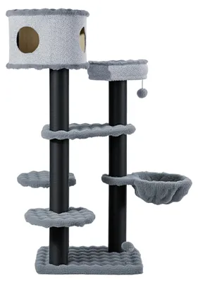 Productafbeelding van Fudajo Empire Tower, kraboom van 190 cm, XXL, met kattenhuis, hangmand, kattenbed en krabpalen van sisal