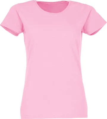 Produktbild von Fruit of the Loom Valueweight T Lady-Fit Farbe: rose Größe: S