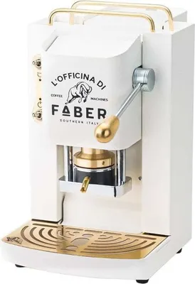 Produktbild von Kapsułki do kawy Faber Pro Deluxe do ekspresów do kawy, 44 mm, czysty biały mosiądz Faber