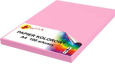 Image de Papier couleur A4 120g rose landrail 100 feuilles
