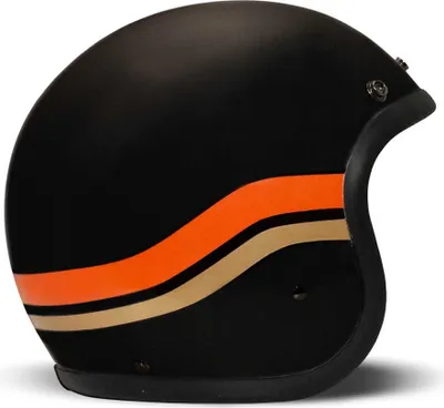 Produktbild von Dmd Retro Jethelm Schwarz M Schwarz M