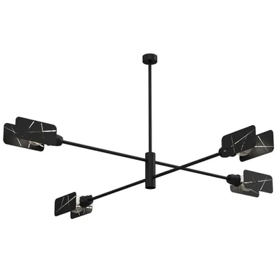 Produktbild von Deckenleuchte MILAGRO ASTRA 4xE27 schwarz modern