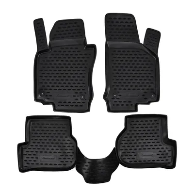 Obrázok produktu pre J&J Automotive | Gumové rohože so zvýšeným okrajom pre Volkswagen Golf V VI 04/2004-2012