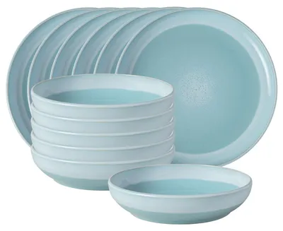 Produktbild von like. by Villeroy & Boch Perlemor Aqua Tafelservice 12-teilig