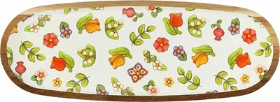 Image de Thun Assiette ovale en bois Happy Country P4740P00