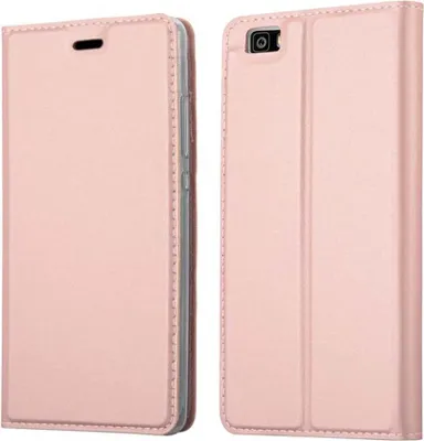 Produktbild von Cadorabo Handyhülle für Huawei P8 LITE 2015 Schutz Hülle in Rosa Cover Etui Book Case Booklet
