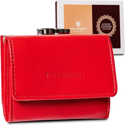 Produktbild von Peterson Portemonnaie aus Leder für Frauen Zelah rot One size
