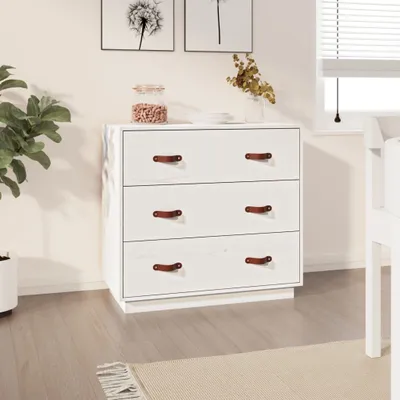 Obrázek produktu pro vidaXL Příborník bílý 80x40x75 cm Borovicový masiv