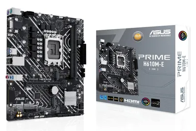 Image de MB ASUS PRIME H610M-E-CSM             (Intel,1700,DDR5,mATX)