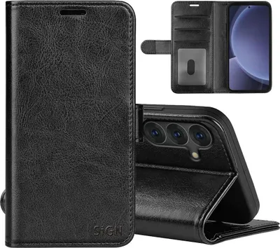 Obrázok produktu pre Puzdro peňaženka SiGN pre Samsung Galaxy S25 Plus - čierne