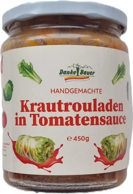 Produktbild von Gefüllte Krautrouladen in Tomatensauce 450g von Danke Bauer