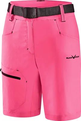 Produktbild von BLACK CREVICE - kurze Damen Wander- & Trekkinghose - Shorts - Outdoor Hose | Farbe: Pink | Größe: 36