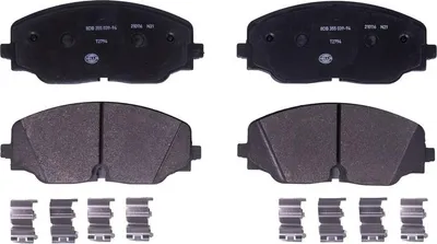Image de HELLA 8DB 355 039-941 : Kit de plaquettes de frein avant pour VW Atlas (CA1) et ATLAS CROSS SPORT (CMC)