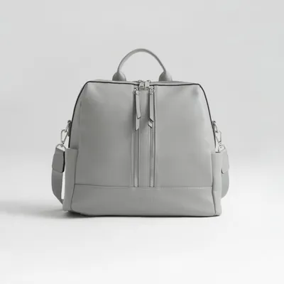 Zdjęcie produktu dla Plecak i torba dla mamy 2w1 mini cool gray Joissy