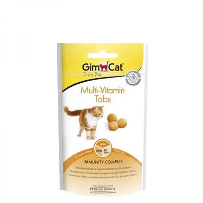 Produktbild von Gimcat 418704, Katze, Tablet, Herzmittel, Augenpflege, Adult, Vitamin B1, Vitamin B12, Vitamin B2, Vitamin B6, Vitamin B9 (Folsäure), Vitamin C, Vitamin D,..., Kalzium