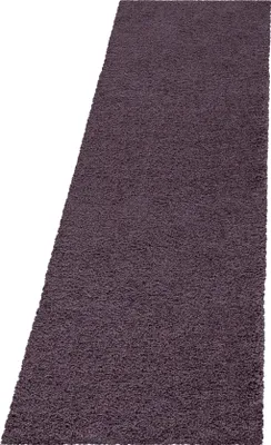 Image de Tapis de couloir pour salon, violet, 80x250 cm, unie