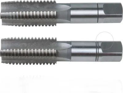 Produktbild von Handgewindebohrer Set 2 tlg. 1" HSS Vor & Mittelscheider Gewindebohrer Gewinde