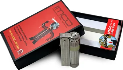 Produktbild von IMCO Feuerzeug Super-Triplex Oil Chrome Yellow red