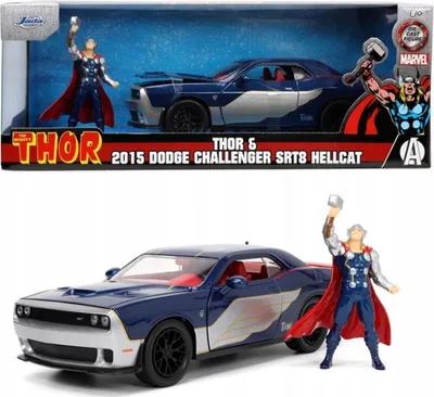 Produktbild von Marvel Diecast Modell 1/24 2015 Dodge Challenger Thor