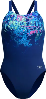 Produktbild von SPEEDO Female Placement Printed Leade NVY/BLU NVY/BLU 38