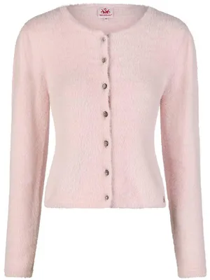 Produktbild von Spieth & Wensky Hulla Trachten Strickjacke rose kurz geschnitten Gr. S