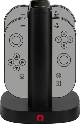 Immagine prodotto di Konix 3328170304764, Sistema di ricarica, Nintendo Switch, Nero, Stato, Cablato